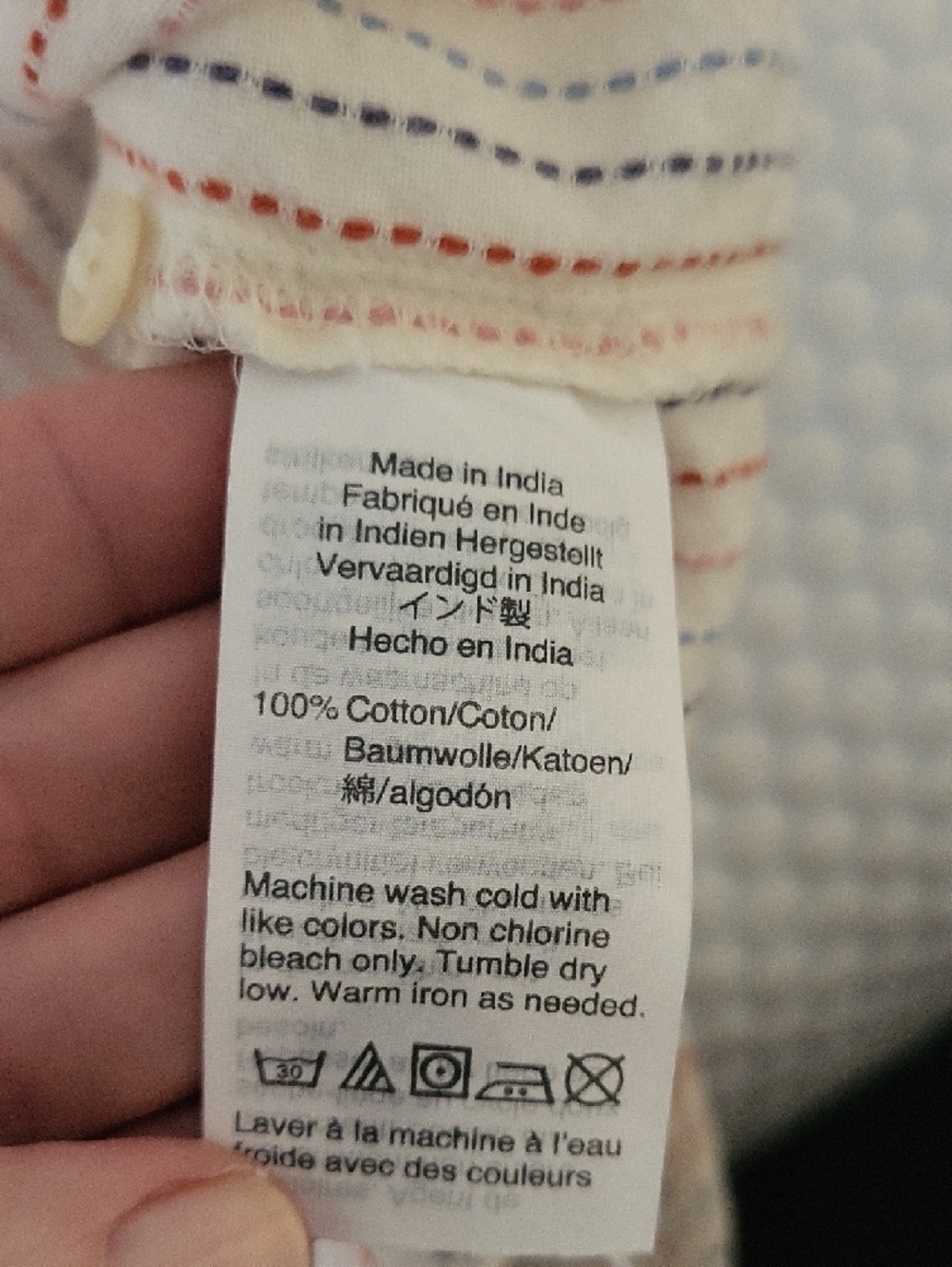 Madewell Stitched Multicolor 100% Cotton Boxy Button Down Camp Shirt Size Large - Picture 3 of 7